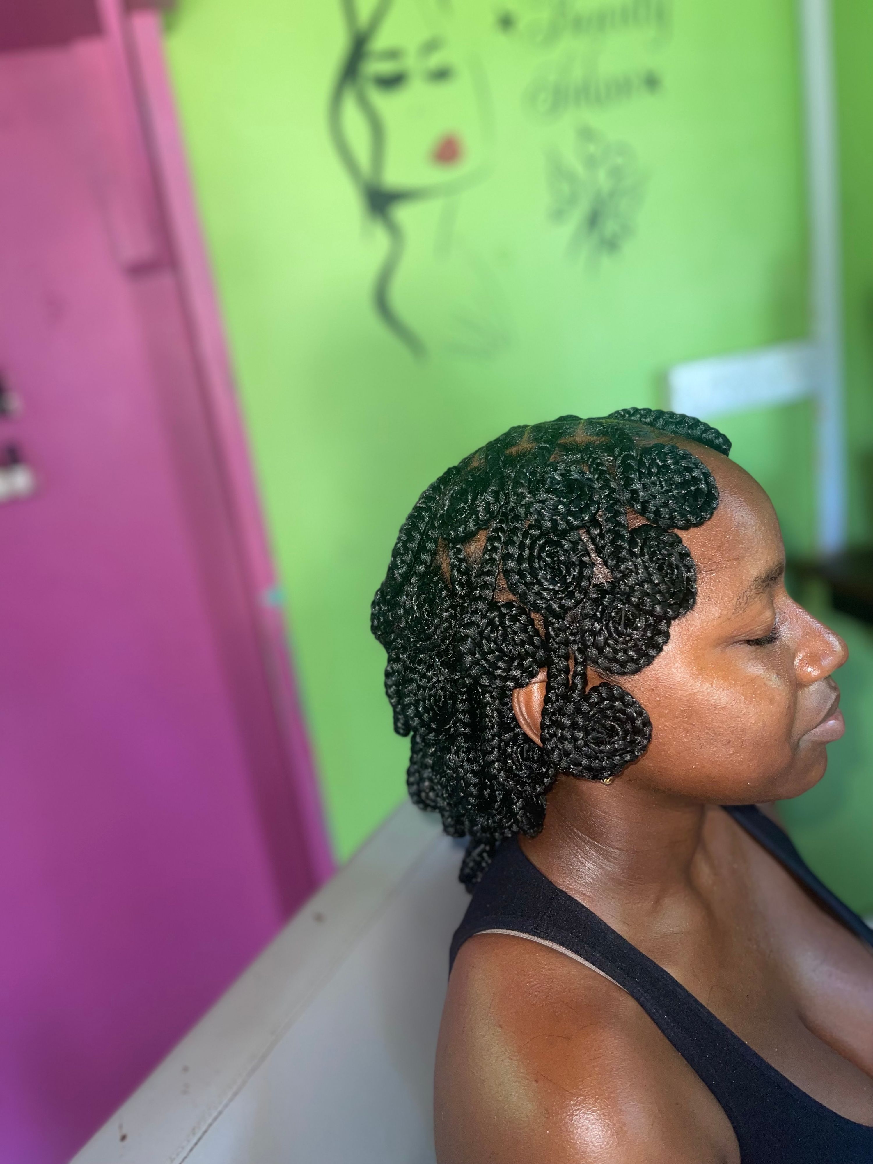 Knotless braids wheels 