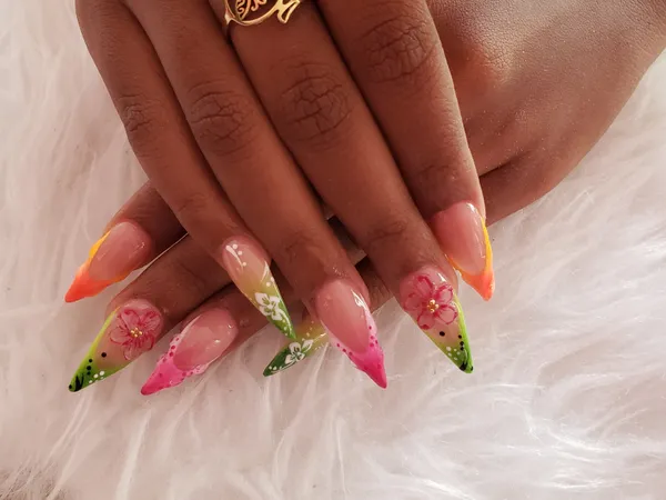 Melli melz nails transformation