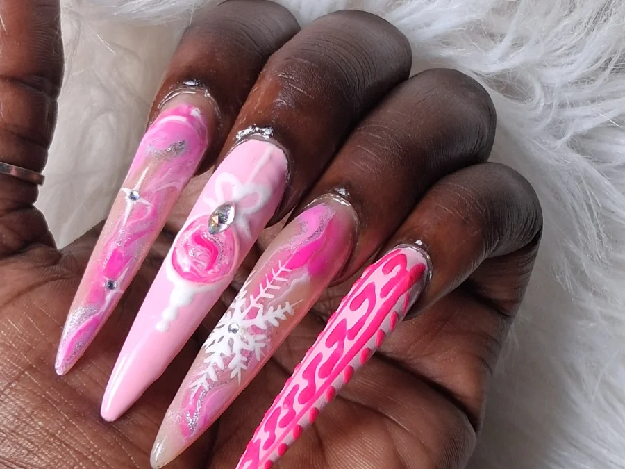 LONG Acrylic Nails