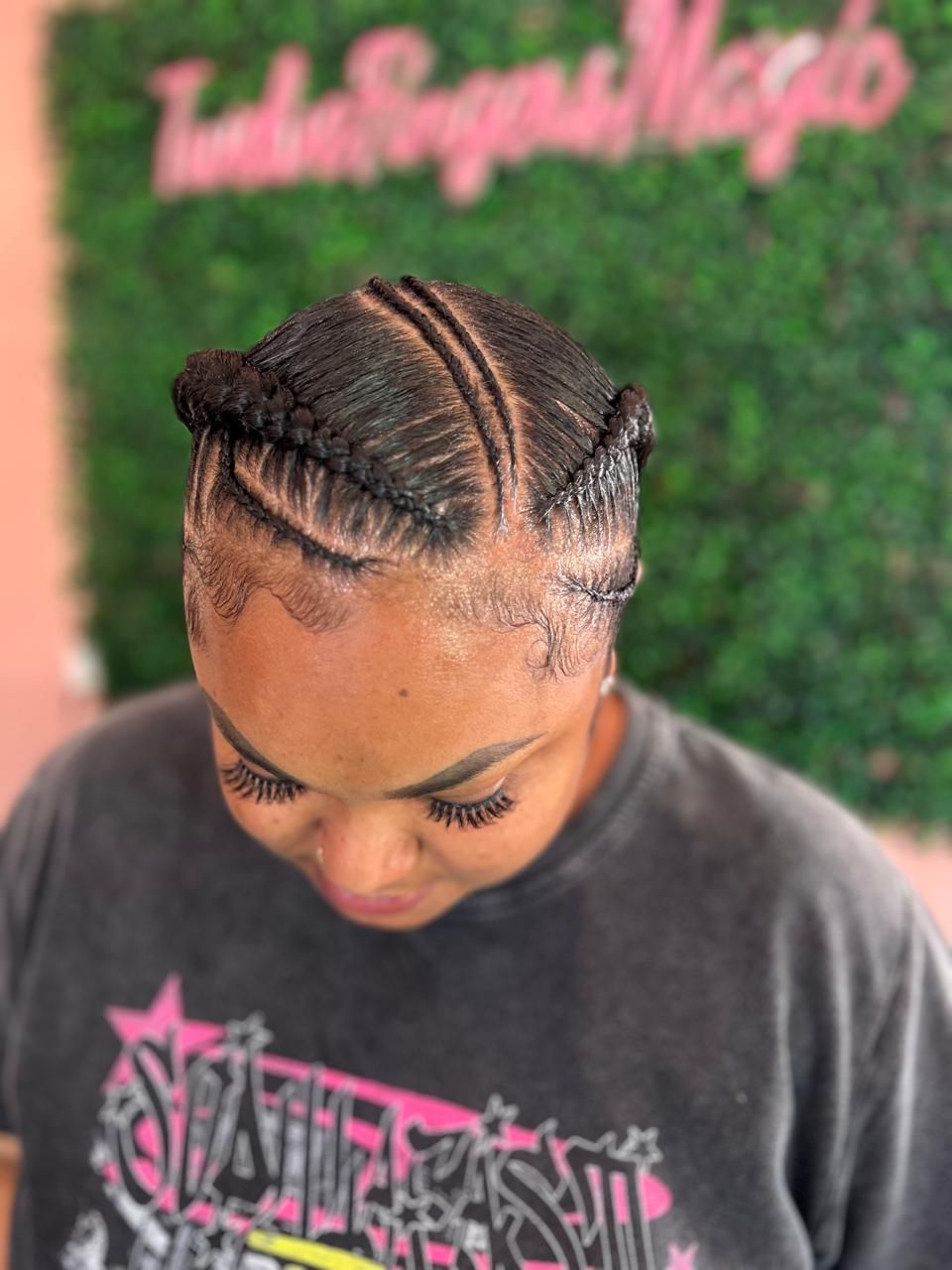 All back braid 