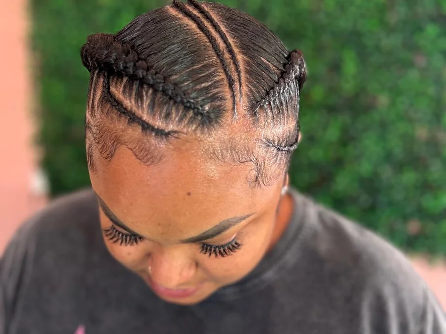 All back braid