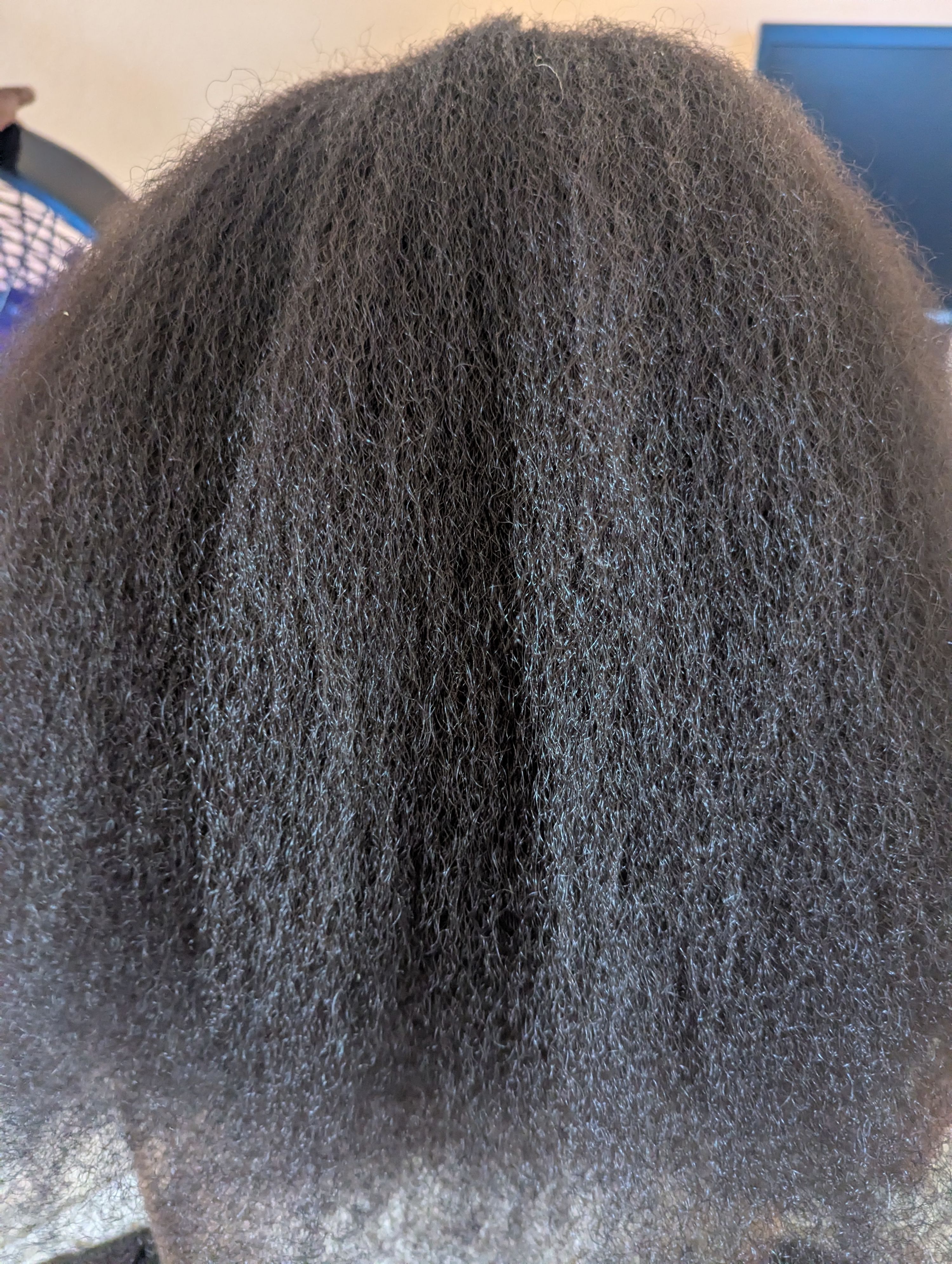 Natural hair treatment + Blow out