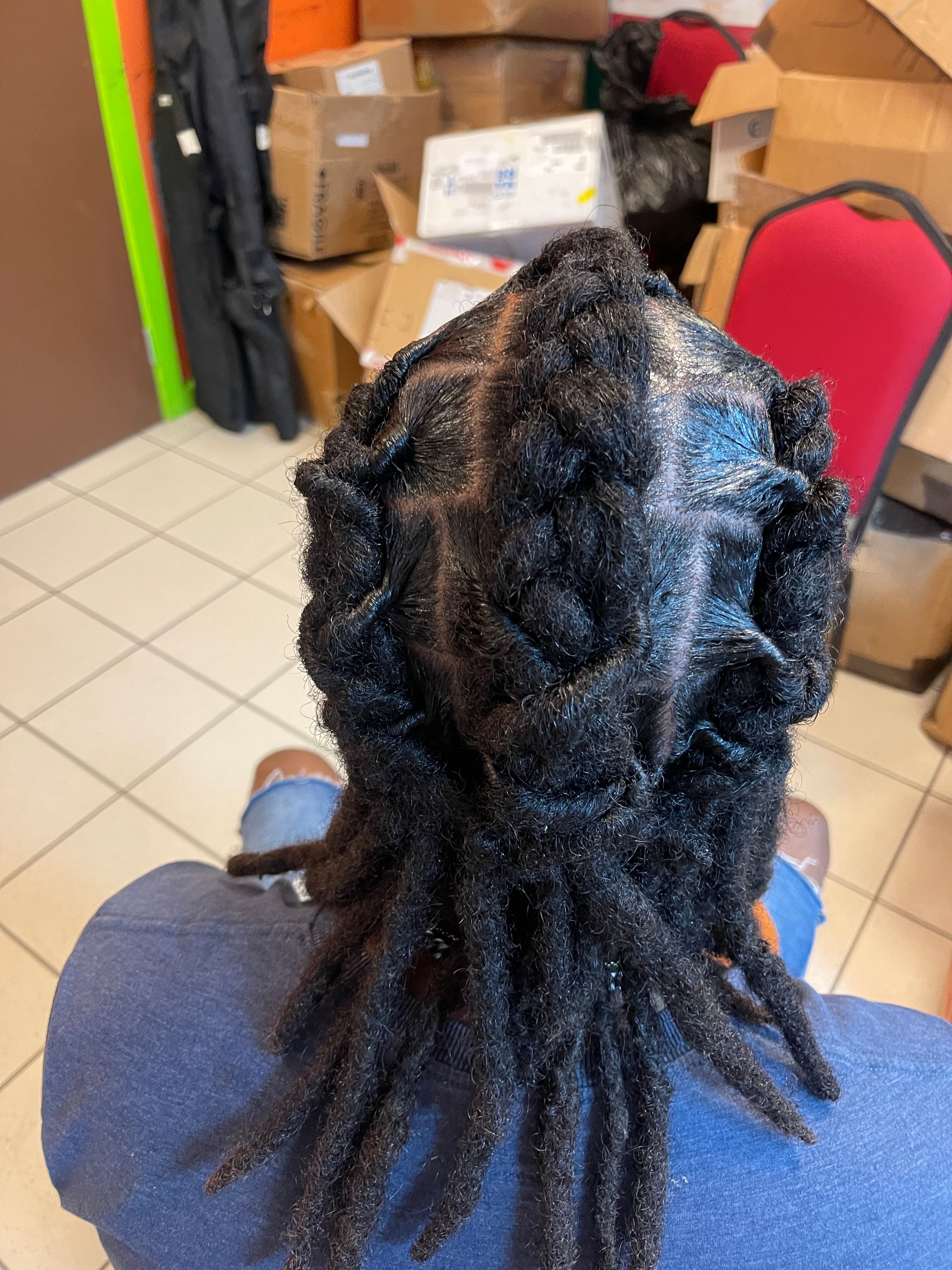 Twist locs and style
