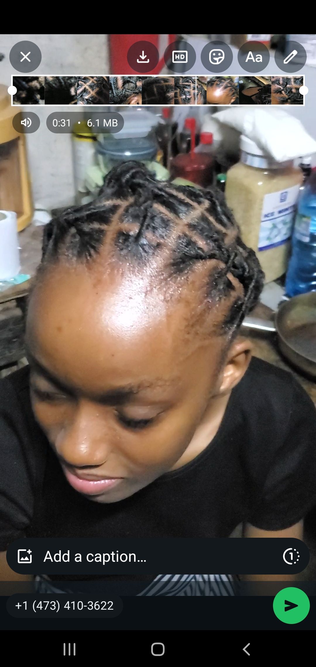 Locs retwist 