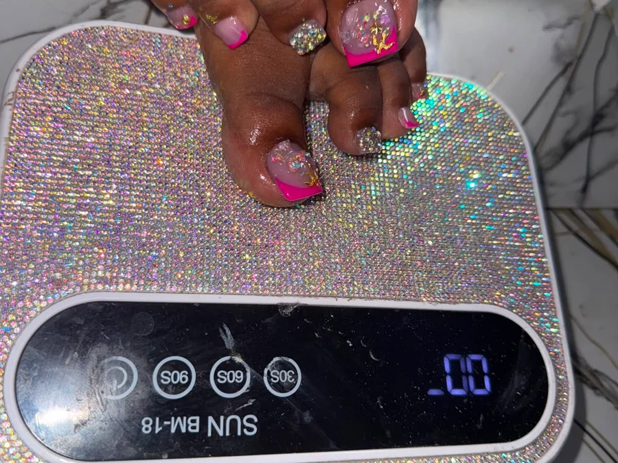 Acrylic toe blings