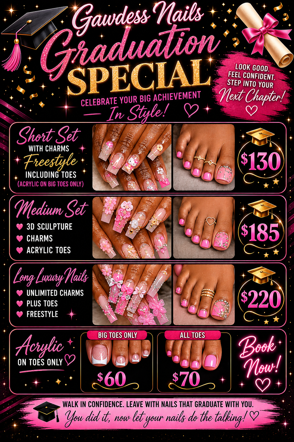 Graduation specials 