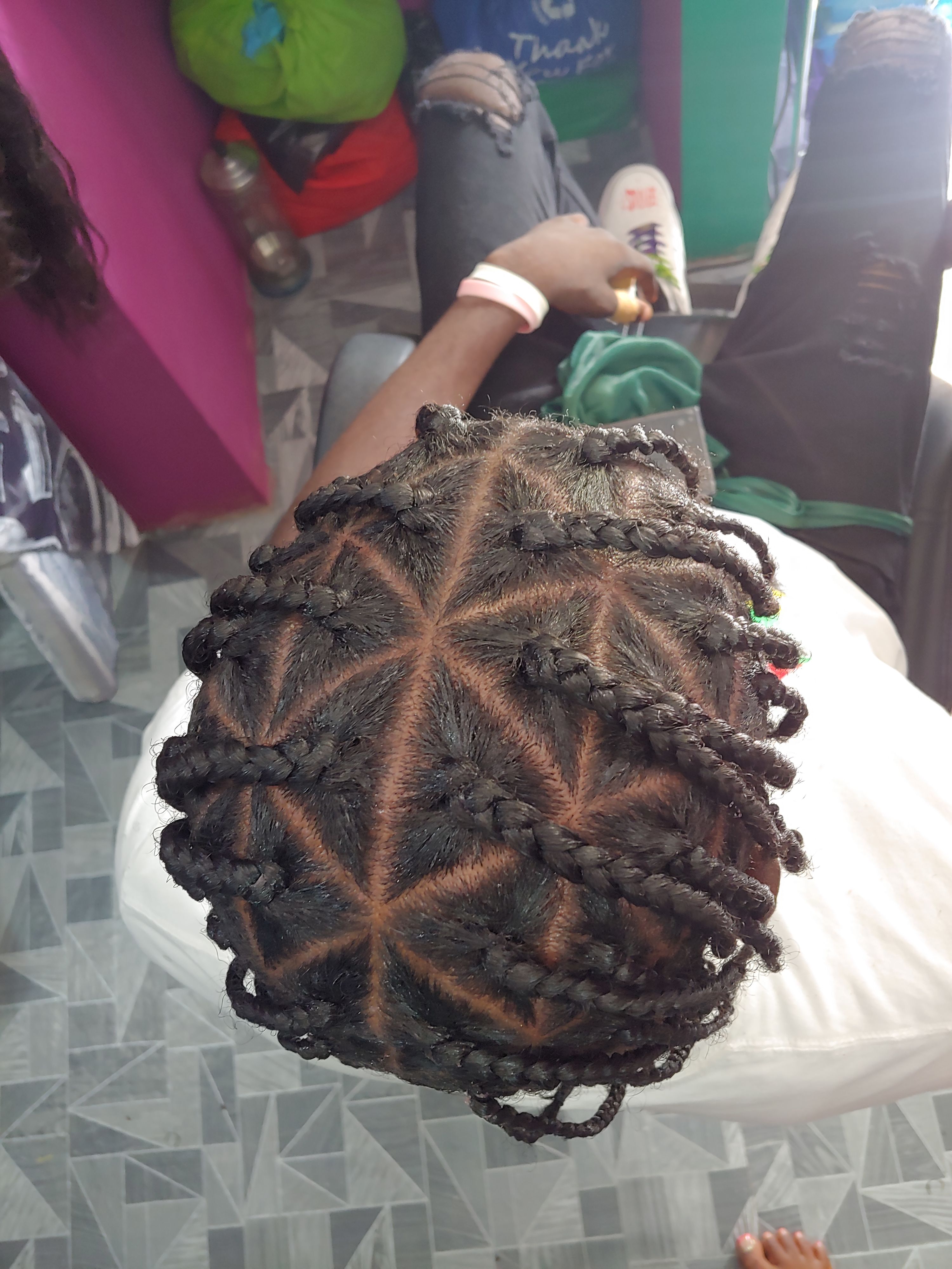 Natural Plait and twist