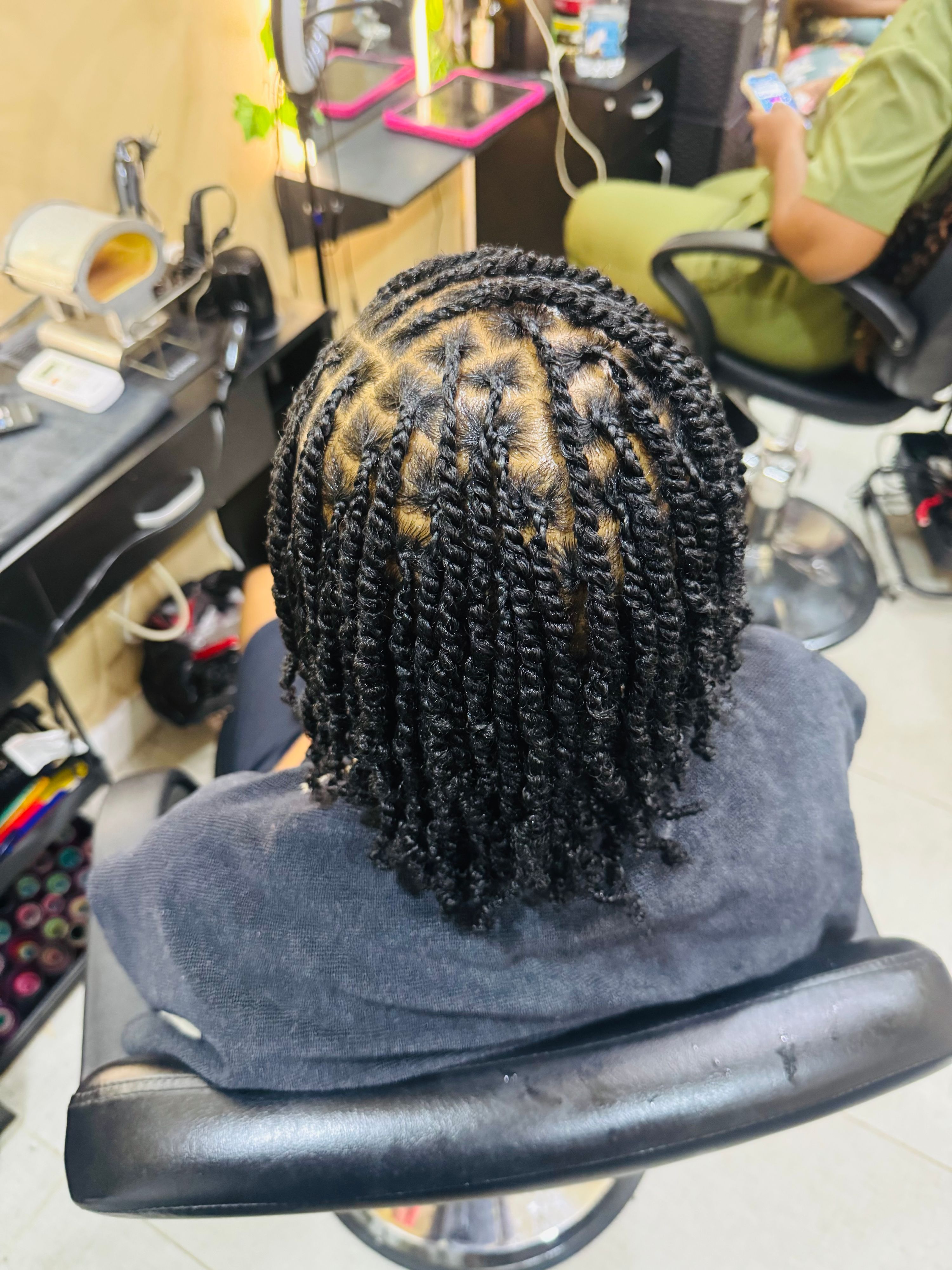 Natural hair braid 