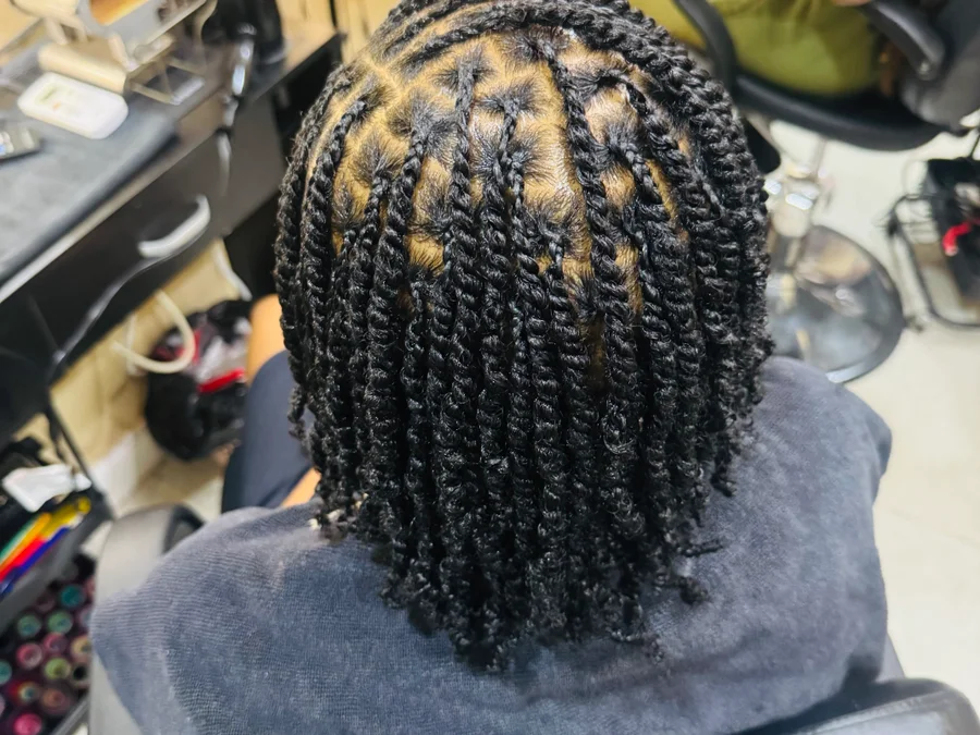 Natural hair braid