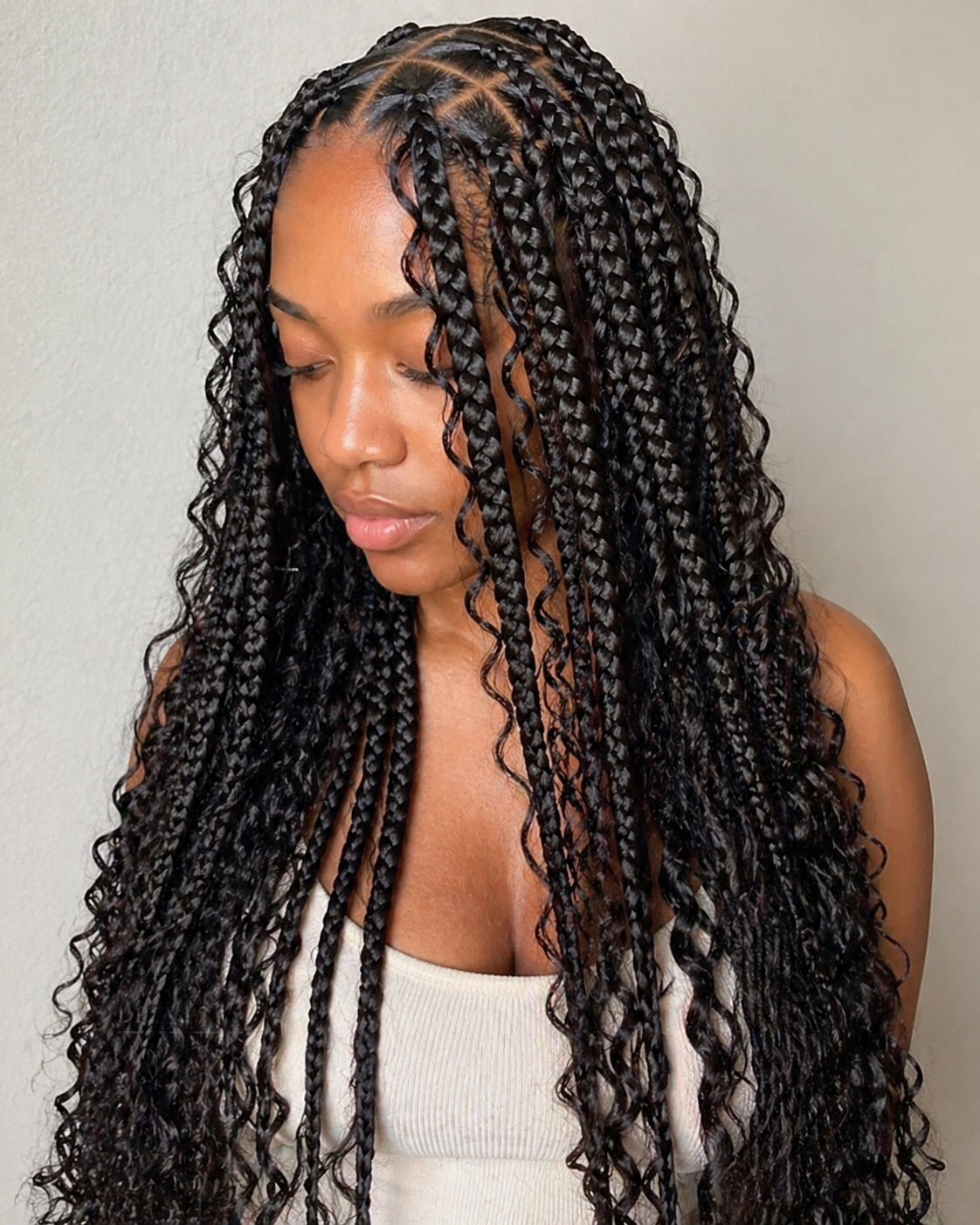 Large boho knotless 