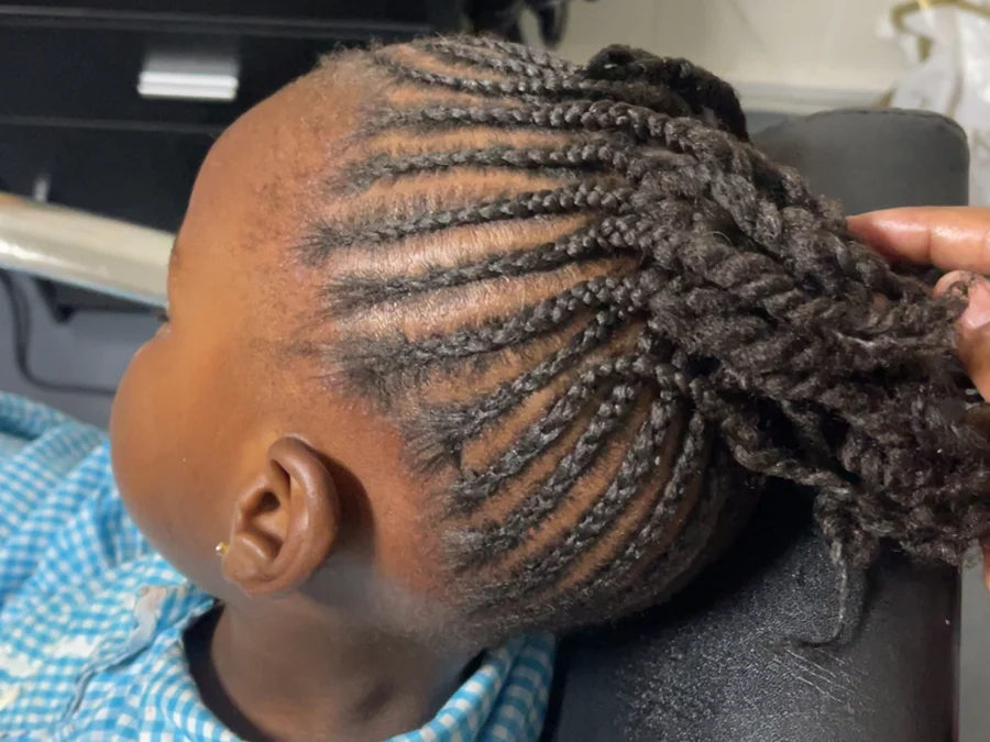 Kids natural hair braids