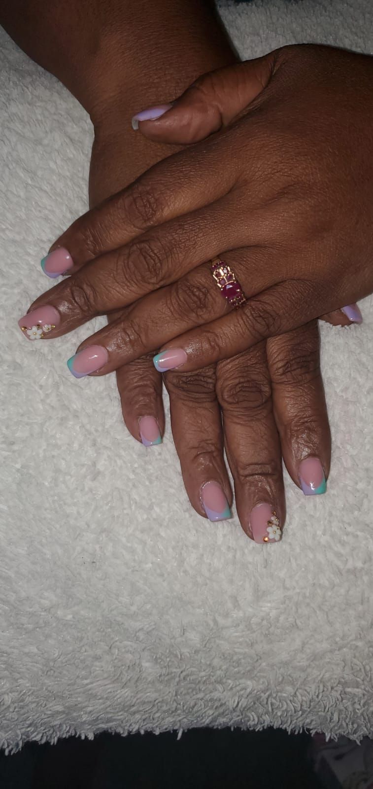 Short acrylic full set